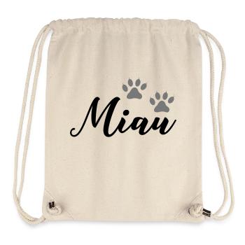 miau_002 - Stanley/Stella recycelter Gym Bag - Naturweiß - Vorne