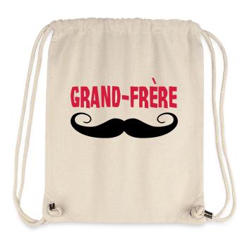 Grand Frère - Sac à cordon recyclé Stanley/Stella - blanc naturel - Devant