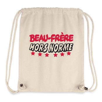 Schwager AUSSERHALB DER NORM - Stanley/Stella recycelter Gym Bag - Naturweiß - Vorne
