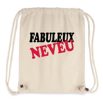 FABELHAFTER NEFFE - Stanley/Stella recycelter Gym Bag - Naturweiß - Vorne
