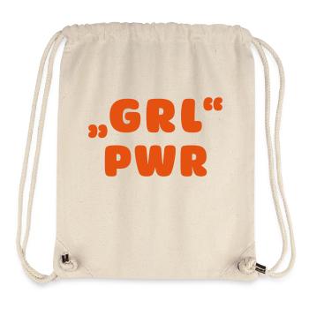 GRL PWR - Stanley/Stella recycelter Gym Bag - Naturweiß - Vorne