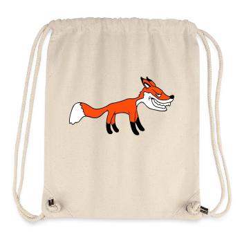 Fuchs Böser Blick Gefährlich Rotfuchs Wildes Tier - Stanley/Stella recycelter Gym Bag - Naturweiß - Vorne