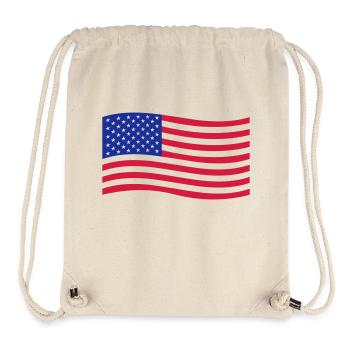 USA - flag - Stanley/Stella Recycled Gym Bag - natural - Front