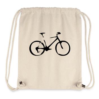 bike - Stanley/Stella recycelter Gym Bag - Naturweiß - Vorne