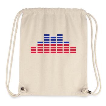 sound - Sac à cordon recyclé Stanley/Stella - blanc naturel - Devant