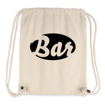 Bar - Sac à cordon recyclé Stanley/Stella - blanc naturel - Devant