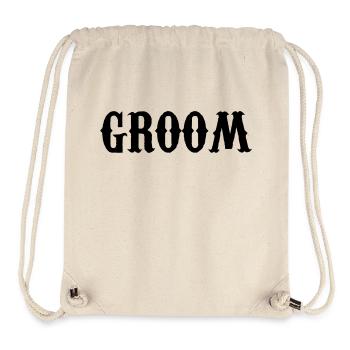 groom - Stanley/Stella recycelter Gym Bag - Naturweiß - Vorne