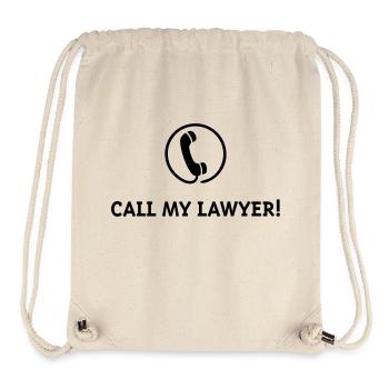 Appelez mon avocat! - Sac à cordon recyclé Stanley/Stella - blanc naturel - Devant