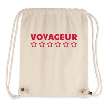 Reisen / Reisende / Urlaub / Tourismus - Stanley/Stella recycelter Gym Bag - Naturweiß - Vorne