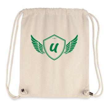 wappen u - Stanley/Stella recycelter Gym Bag - Naturweiß - Vorne