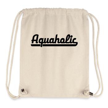 Aquaholic - Stanley/Stella recycelter Gym Bag - Naturweiß - Vorne
