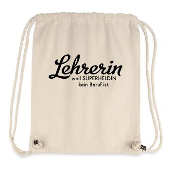 Lehrerin - Stanley/Stella recycelter Gym Bag - Naturweiß - Vorne