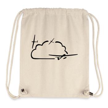 vol à voile - Sac à cordon recyclé Stanley/Stella - blanc naturel - Devant