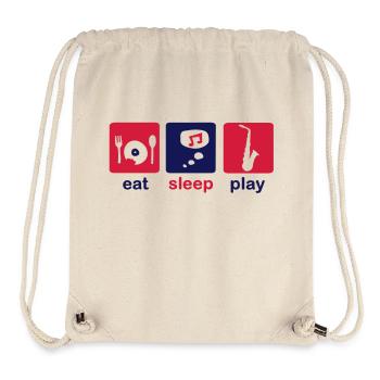 saxophone - Stanley/Stella Recycled Gym Bag - natural - Front