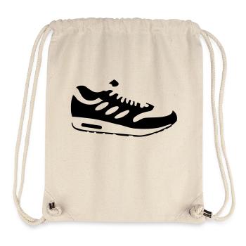 schuh__f1 - Stanley/Stella recycelter Gym Bag - Naturweiß - Vorne