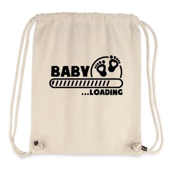 baby_loading_g1 - Sac à cordon recyclé Stanley/Stella - blanc naturel - Devant