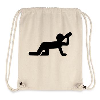 Saufen Alkohol - Stanley/Stella recycelter Gym Bag - Naturweiß - Vorne