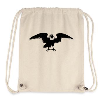 colombia andes condor drawing - Stanley/Stella Recycled Gym Bag - natural - Front