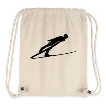 Ski Jumping - Stanley/Stella recycelter Gym Bag - Naturweiß - Vorne