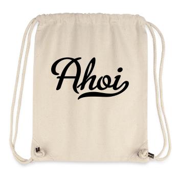 Ahoy - Stanley/Stella Recycled Gym Bag - natural - Front