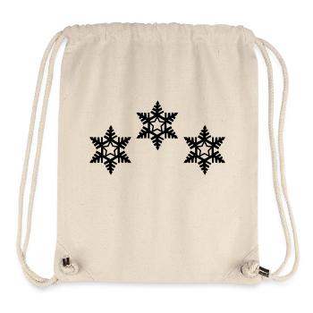 sterne - Stanley/Stella recycelter Gym Bag - Naturweiß - Vorne