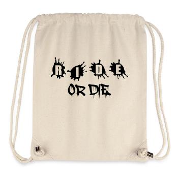 Ride or Die - Stanley/Stella Recycled Gym Bag - natural - Front