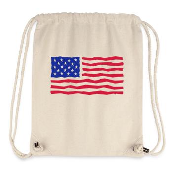Stars And Stripes / Flagge / Flag - Stanley/Stella Recycled Gym Bag - natural - Front