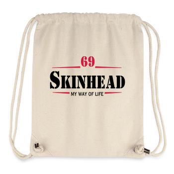 Working Class Skinhead Oi! Antiracist Bootboys My - Stanley/Stella recycelter Gym Bag - Naturweiß - Vorne