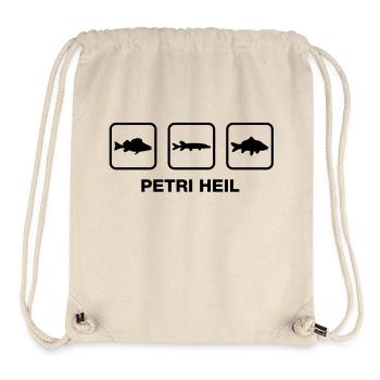 petri_heil_3___f1 - Sac à cordon recyclé Stanley/Stella - blanc naturel - Devant