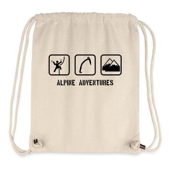 alpine_adventures___f1 - Stanley/Stella recycelter Gym Bag - Naturweiß - Vorne