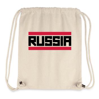 russia - Stanley/Stella recycelter Gym Bag - Naturweiß - Vorne