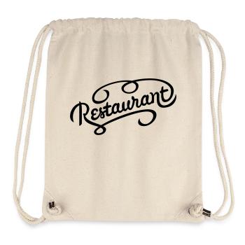 restaurant - Stanley/Stella recycelter Gym Bag - Naturweiß - Vorne