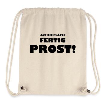 Prost auf den Sport - Stanley/Stella recycelter Gym Bag - Naturweiß - Vorne