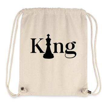 König - Stanley/Stella recycelter Gym Bag - Naturweiß - Vorne