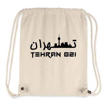 Tehran 021 - Stanley/Stella recycelter Gym Bag - Naturweiß - Vorne