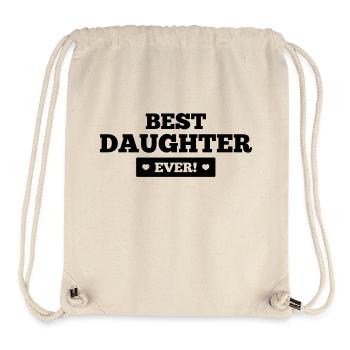 Best daughter ever - Stanley/Stella recycelter Gym Bag - Naturweiß - Vorne
