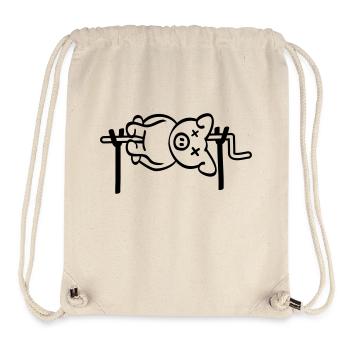 Pig Barbecue - Stanley/Stella recycelter Gym Bag - Naturweiß - Vorne