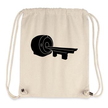 résonance magnétique_m1 - Sac à cordon recyclé Stanley/Stella - blanc naturel - Devant