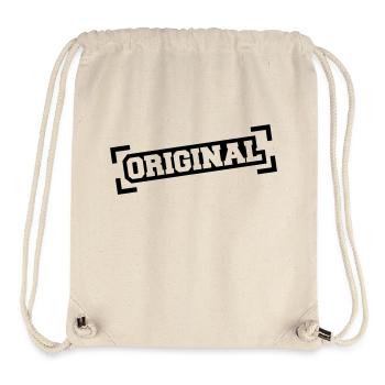 Original - Sac à cordon recyclé Stanley/Stella - blanc naturel - Devant