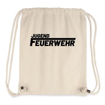 Jungedfeuerwehr Freiwillige Feuerwehr Jugend - Stanley/Stella recycelter Gym Bag - Naturweiß - Vorne