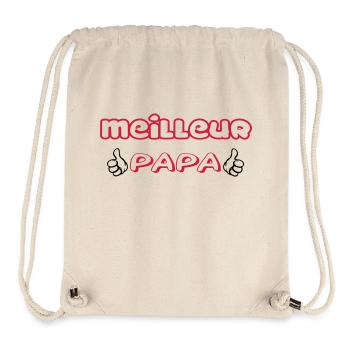 BESTER VATER - Stanley/Stella recycelter Gym Bag - Naturweiß - Vorne