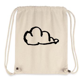 wolke - Stanley/Stella recycelter Gym Bag - Naturweiß - Vorne