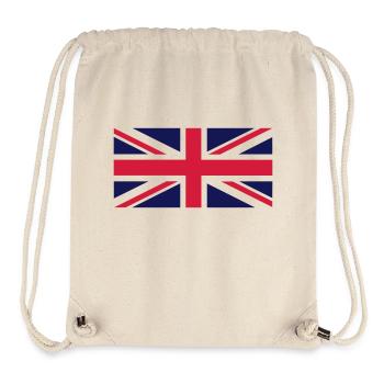 Union Jack - Stanley/Stella Recycled Gym Bag - natural - Front