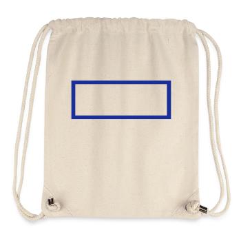 Croquis Rectangle - Sac à cordon recyclé Stanley/Stella - blanc naturel - Devant