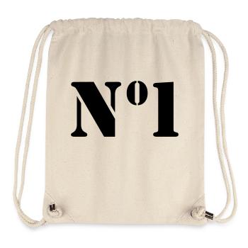Number 1 - Stanley/Stella Recycled Gym Bag - natural - Front