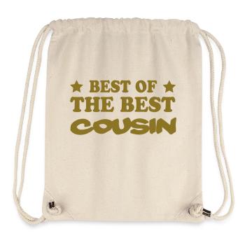 BEST OF THE BEST COUSIN - Stanley/Stella Recycled Gym Bag - natural - Front