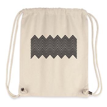 Zickzack muster - Stanley/Stella Recycled Gym Bag - natural - Front
