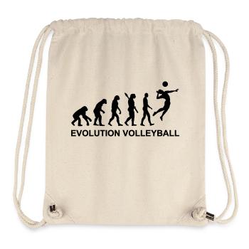 Évolution Volley-ball - Sac à cordon recyclé Stanley/Stella - blanc naturel - Devant