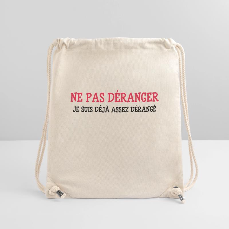 Ne pas Déranger ! Sac à cordon recyclé Stanley/Stella