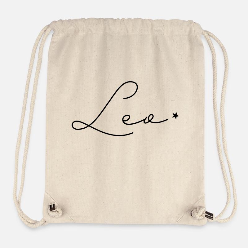 Name Leo - Stanley/Stella Recycled Gym Bag - natural